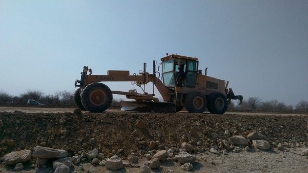 SANY motor graders for Namibia border line project