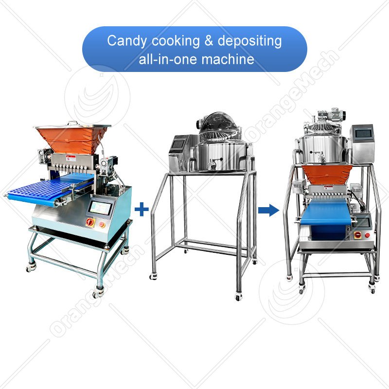New-generation candy machine: an all-in-one unit for sugar cooking and depositing