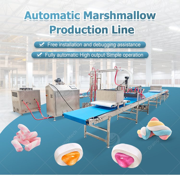 Marshmallow production line For Confectionery Factories